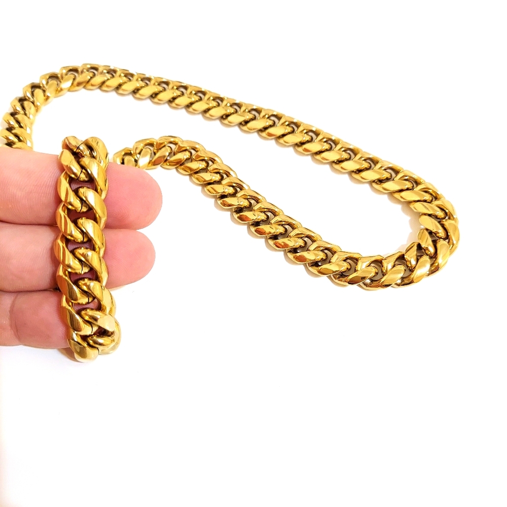 Heavy Cuban Chain stainless steel 24"